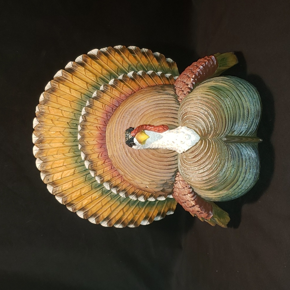 Vintage Resin Turkey Decor